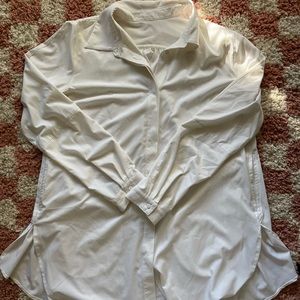 Lululemon White Button Down